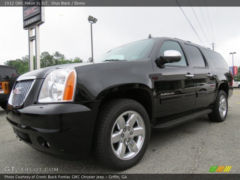 Onyx Black / Ebony 2012 GMC Yukon XL SLT