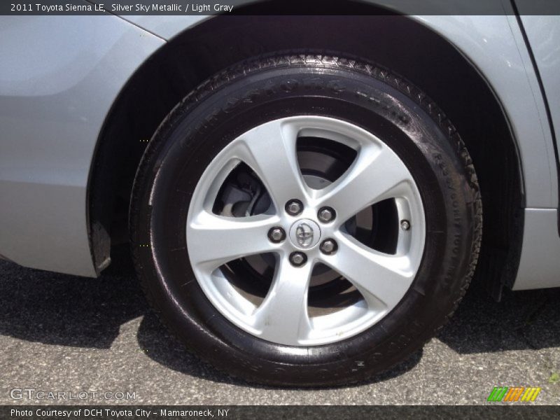 Silver Sky Metallic / Light Gray 2011 Toyota Sienna LE