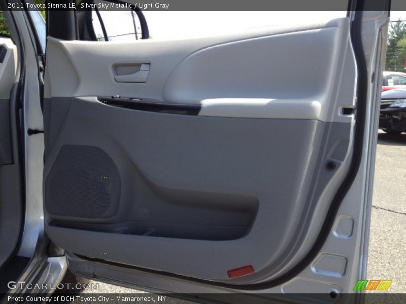 Silver Sky Metallic / Light Gray 2011 Toyota Sienna LE