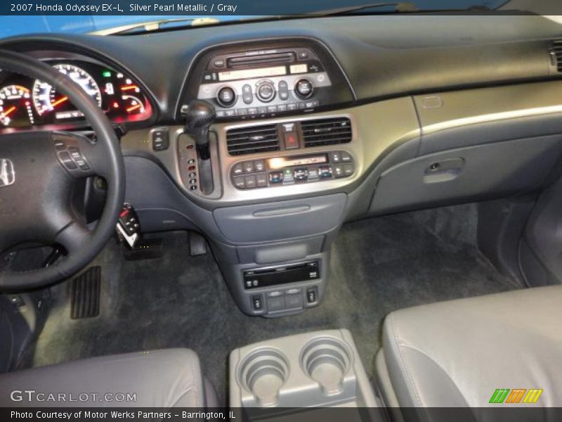 Silver Pearl Metallic / Gray 2007 Honda Odyssey EX-L