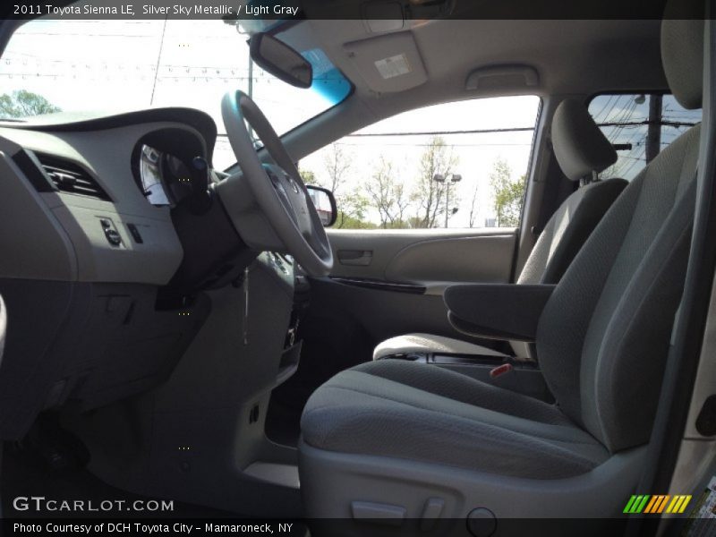 Silver Sky Metallic / Light Gray 2011 Toyota Sienna LE