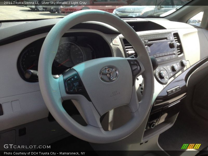 Silver Sky Metallic / Light Gray 2011 Toyota Sienna LE