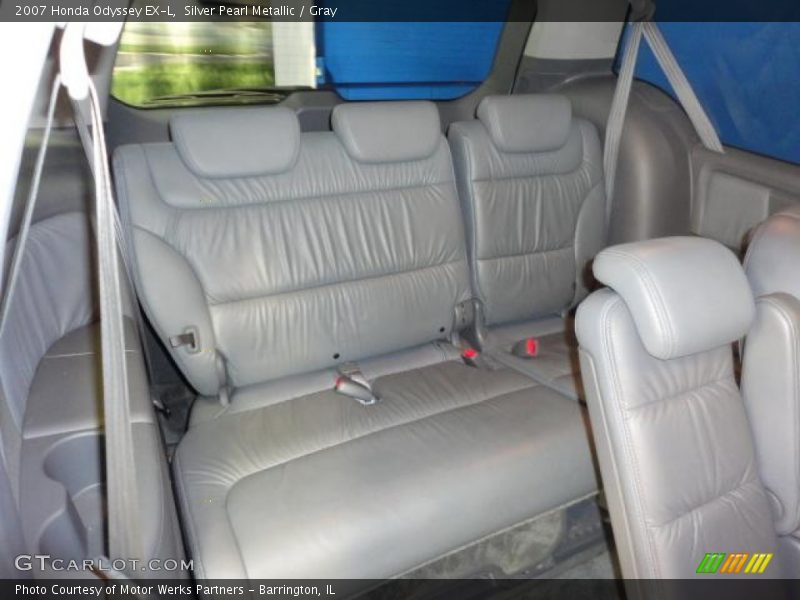 Silver Pearl Metallic / Gray 2007 Honda Odyssey EX-L