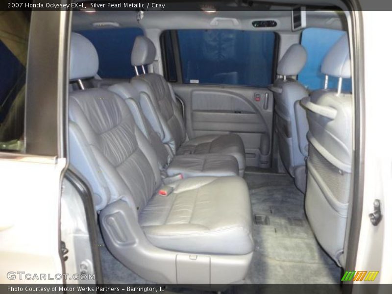 Silver Pearl Metallic / Gray 2007 Honda Odyssey EX-L