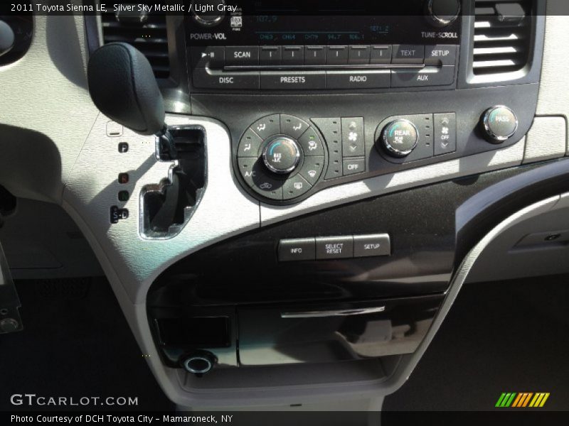 Silver Sky Metallic / Light Gray 2011 Toyota Sienna LE