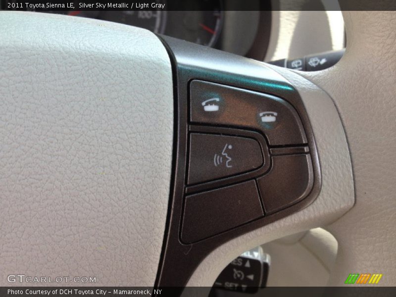 Silver Sky Metallic / Light Gray 2011 Toyota Sienna LE