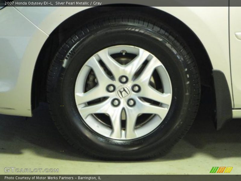 Silver Pearl Metallic / Gray 2007 Honda Odyssey EX-L