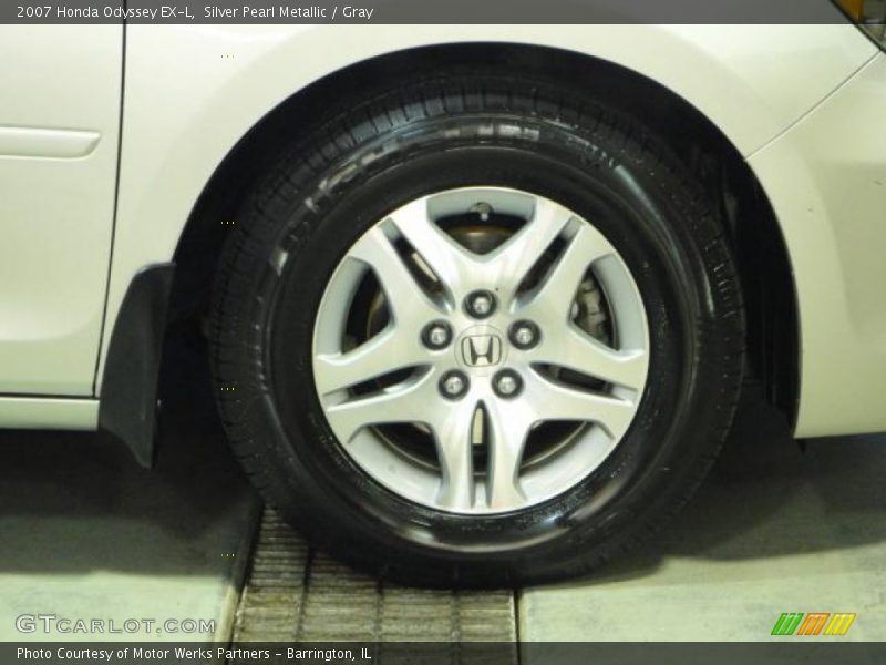 Silver Pearl Metallic / Gray 2007 Honda Odyssey EX-L