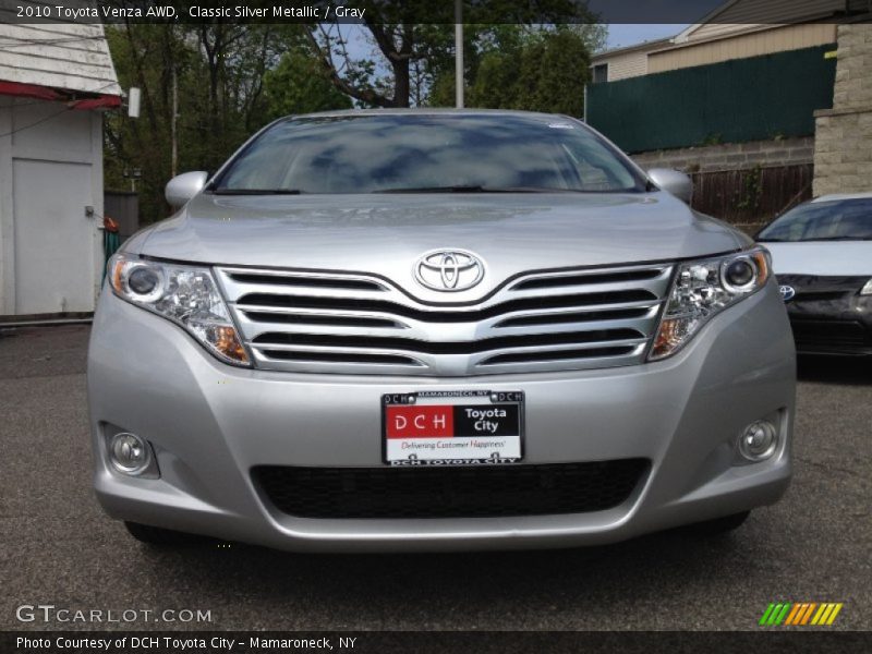 Classic Silver Metallic / Gray 2010 Toyota Venza AWD