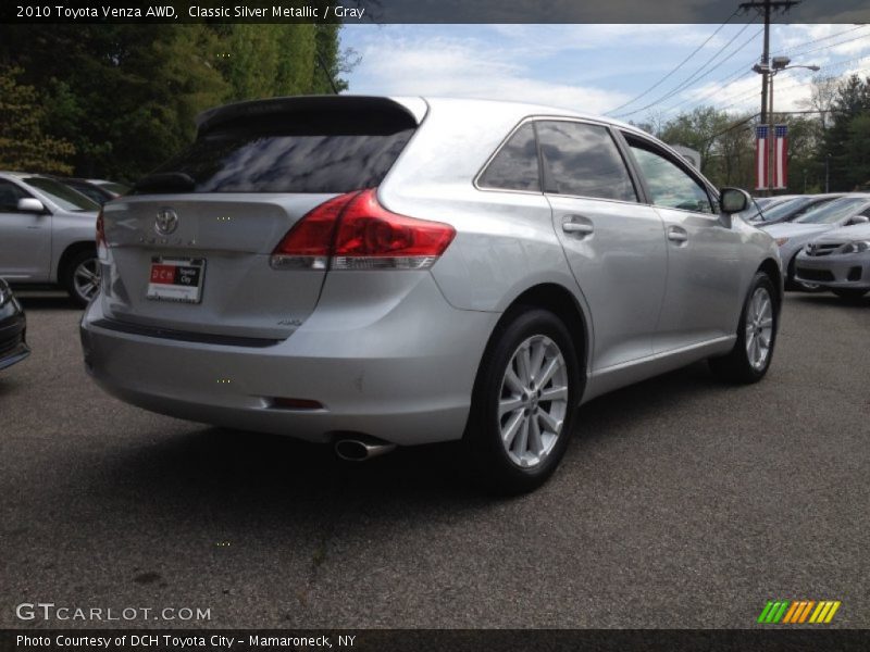 Classic Silver Metallic / Gray 2010 Toyota Venza AWD