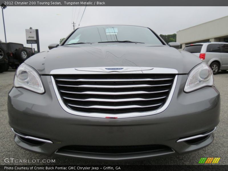 Tungsten Metallic / Black 2012 Chrysler 200 Touring Sedan