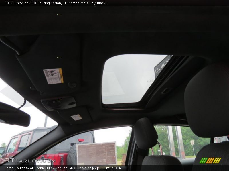 Tungsten Metallic / Black 2012 Chrysler 200 Touring Sedan