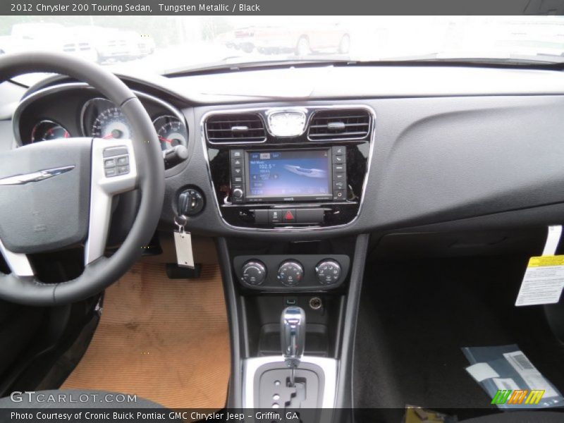 Tungsten Metallic / Black 2012 Chrysler 200 Touring Sedan