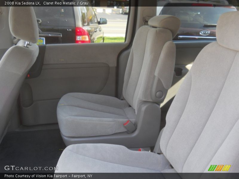 Claret Red Metallic / Gray 2008 Kia Sedona LX