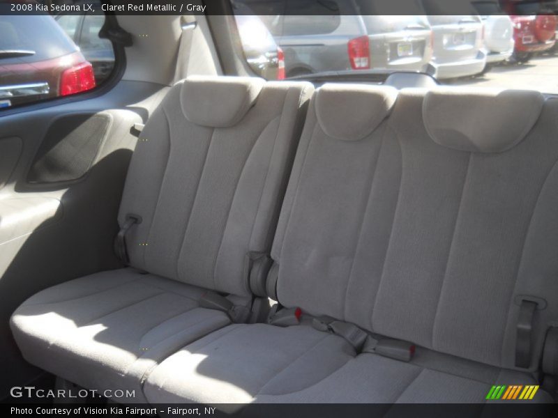 Claret Red Metallic / Gray 2008 Kia Sedona LX