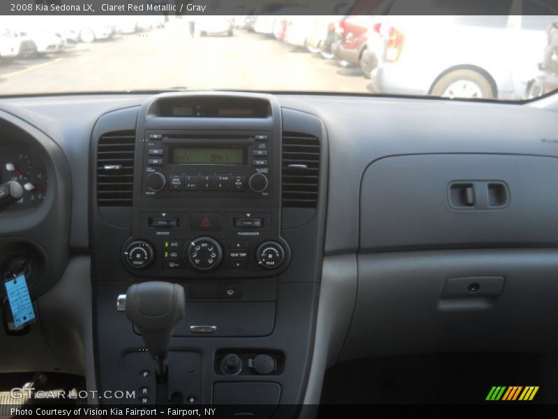 Claret Red Metallic / Gray 2008 Kia Sedona LX