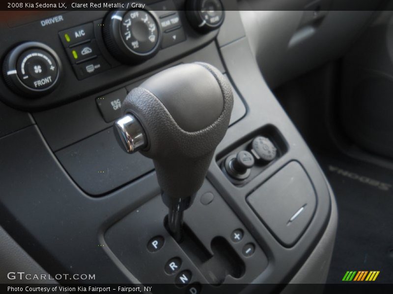 Claret Red Metallic / Gray 2008 Kia Sedona LX