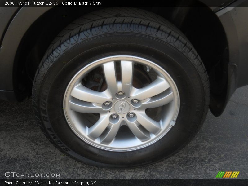 Obsidian Black / Gray 2006 Hyundai Tucson GLS V6