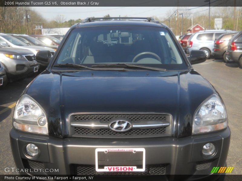 Obsidian Black / Gray 2006 Hyundai Tucson GLS V6