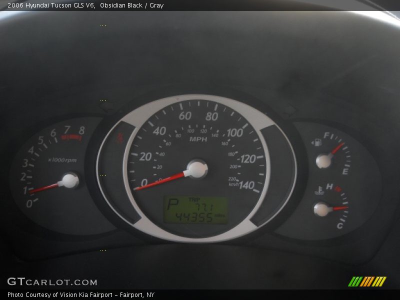 Obsidian Black / Gray 2006 Hyundai Tucson GLS V6