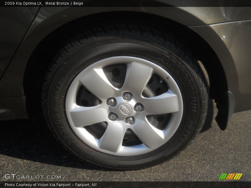 Metal Bronze / Beige 2009 Kia Optima LX