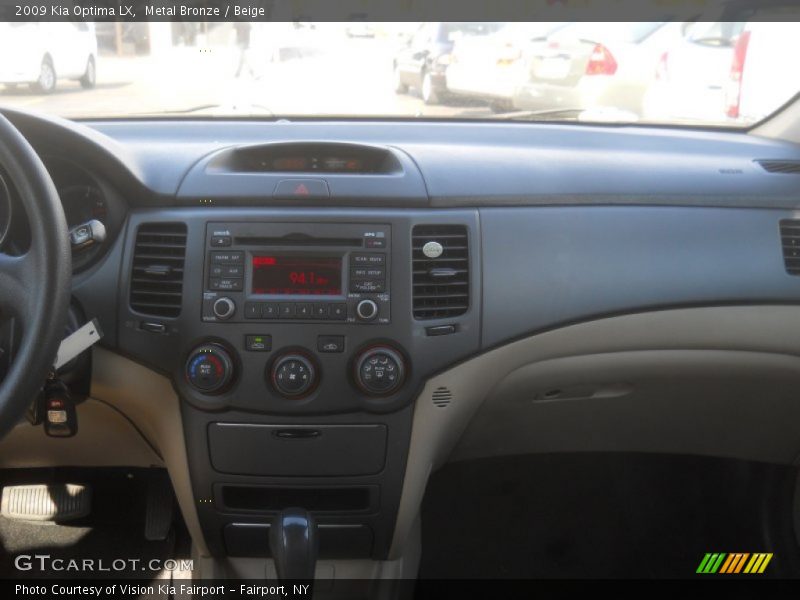 Metal Bronze / Beige 2009 Kia Optima LX