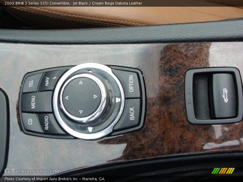 Jet Black / Cream Beige Dakota Leather 2009 BMW 3 Series 335i Convertible