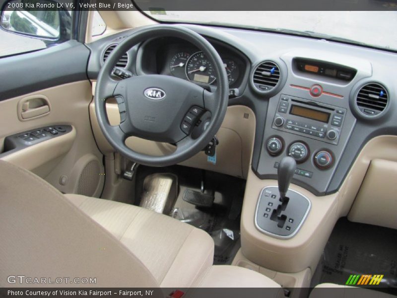 Velvet Blue / Beige 2008 Kia Rondo LX V6