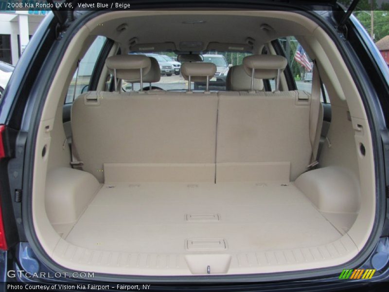 Velvet Blue / Beige 2008 Kia Rondo LX V6