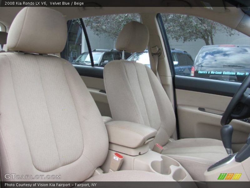 Velvet Blue / Beige 2008 Kia Rondo LX V6