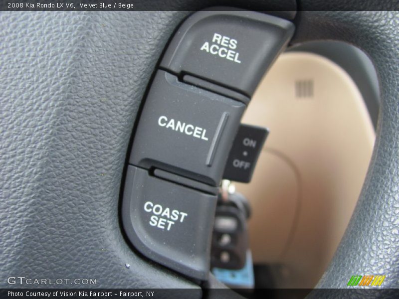 Velvet Blue / Beige 2008 Kia Rondo LX V6