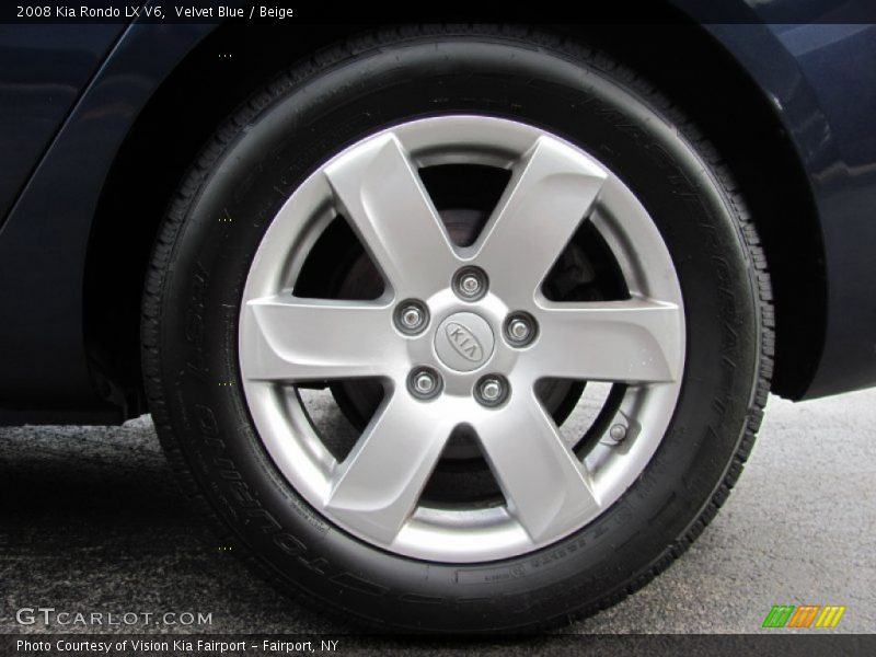 Velvet Blue / Beige 2008 Kia Rondo LX V6
