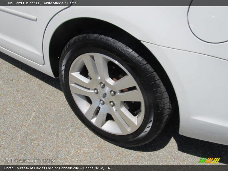 White Suede / Camel 2009 Ford Fusion SEL