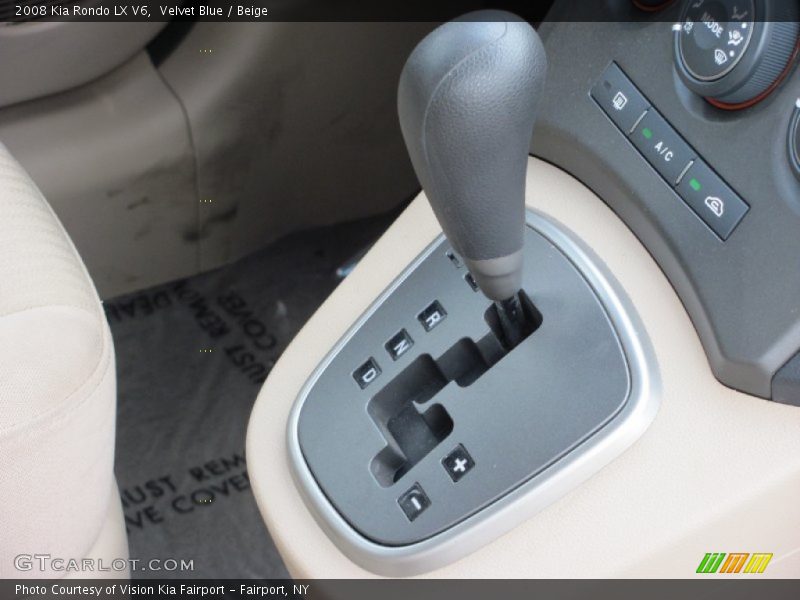 Velvet Blue / Beige 2008 Kia Rondo LX V6