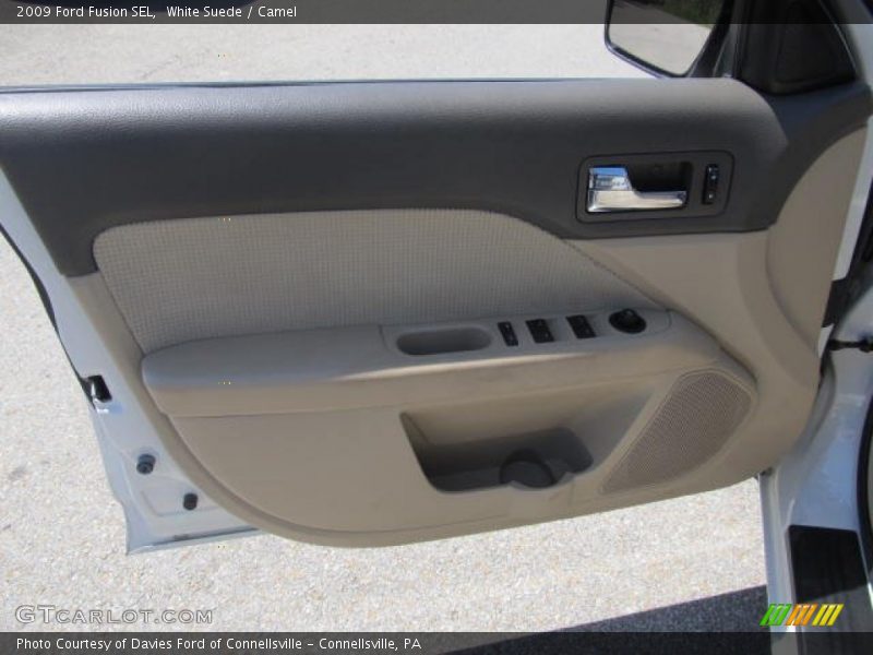 White Suede / Camel 2009 Ford Fusion SEL