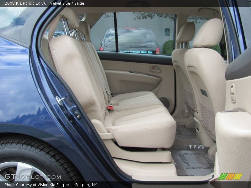 Velvet Blue / Beige 2008 Kia Rondo LX V6