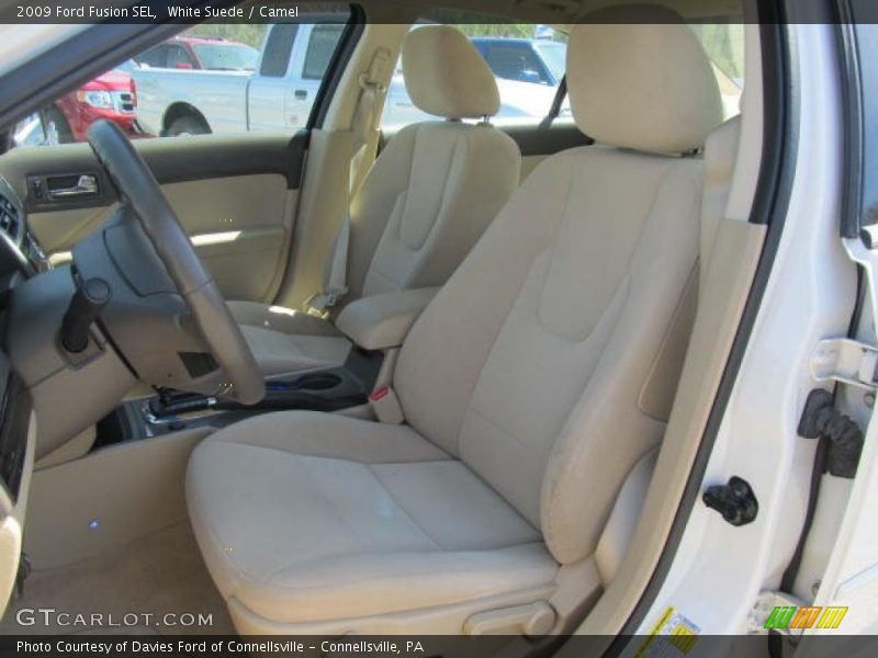 White Suede / Camel 2009 Ford Fusion SEL