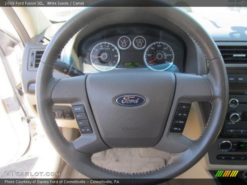White Suede / Camel 2009 Ford Fusion SEL