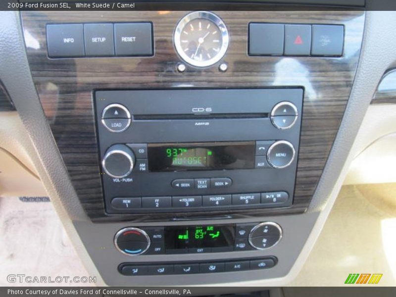 White Suede / Camel 2009 Ford Fusion SEL
