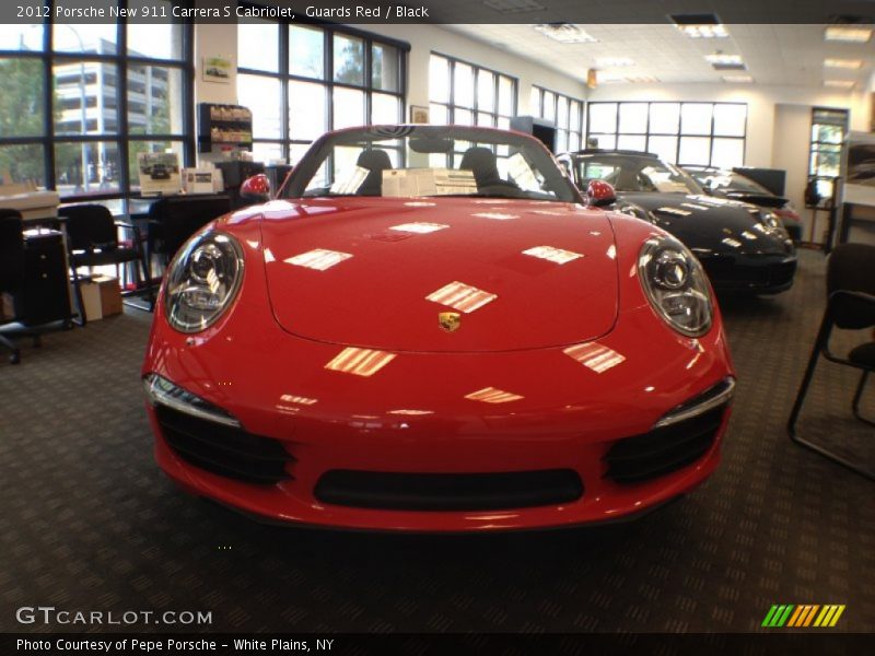 Guards Red / Black 2012 Porsche New 911 Carrera S Cabriolet