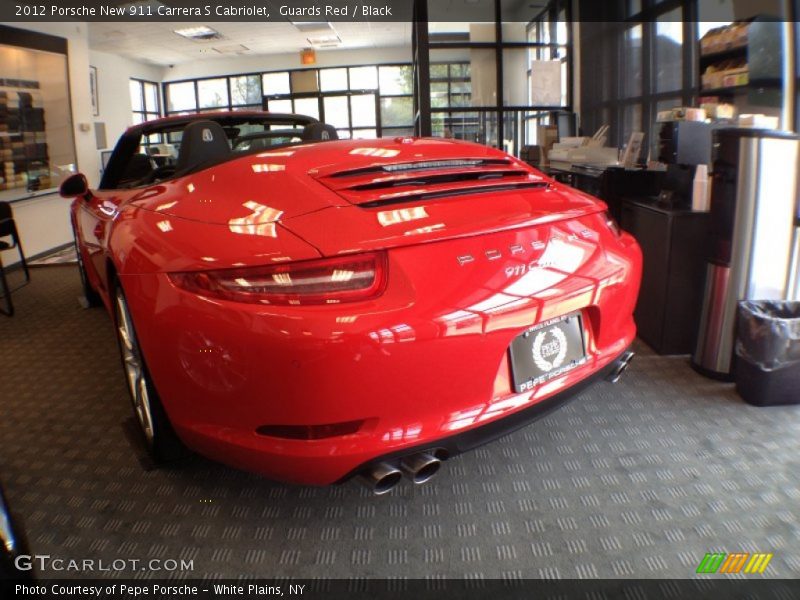Guards Red / Black 2012 Porsche New 911 Carrera S Cabriolet