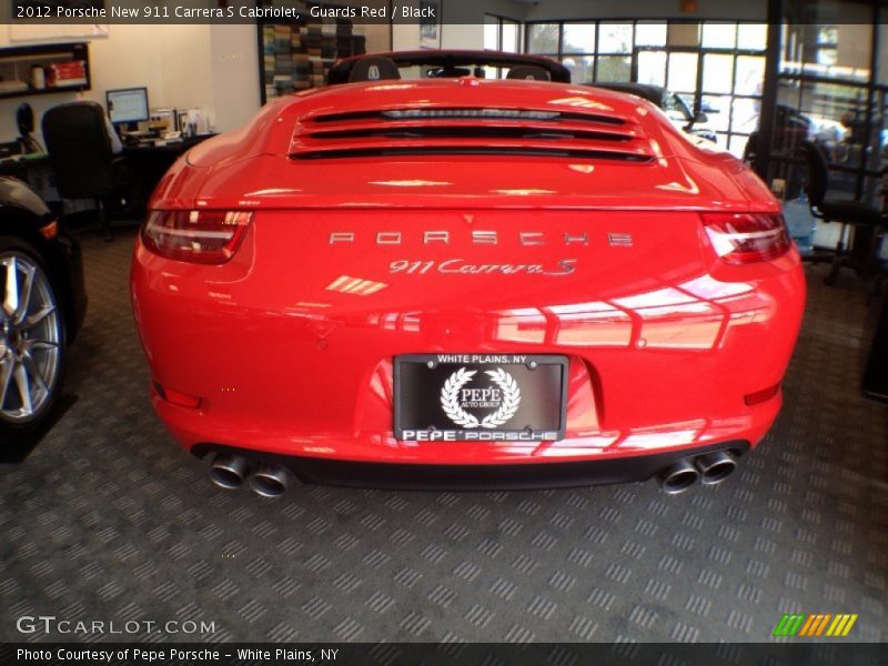 Guards Red / Black 2012 Porsche New 911 Carrera S Cabriolet