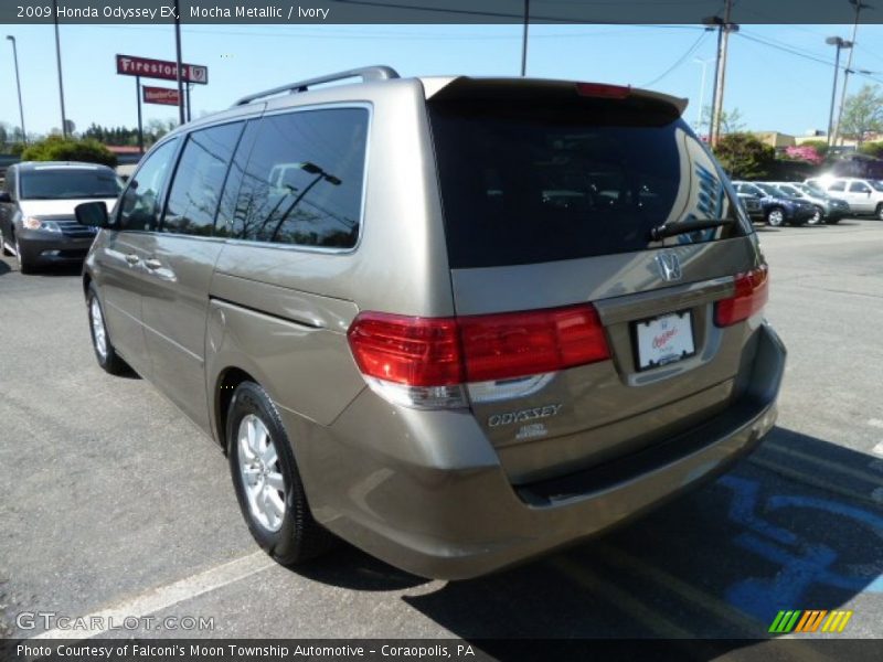 Mocha Metallic / Ivory 2009 Honda Odyssey EX