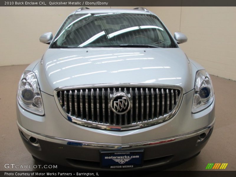 Quicksilver Metallic / Ebony/Ebony 2010 Buick Enclave CXL