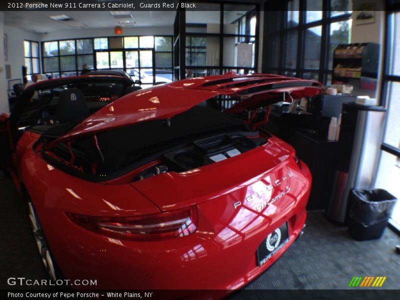 Guards Red / Black 2012 Porsche New 911 Carrera S Cabriolet