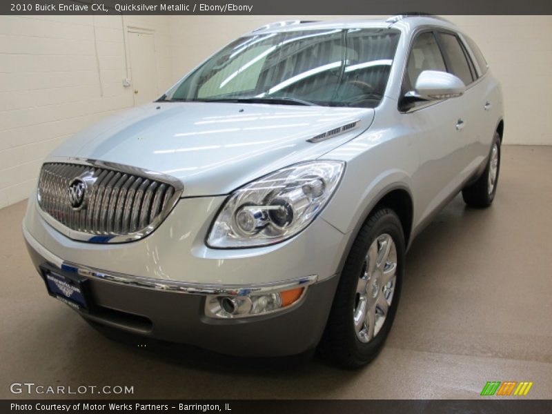Quicksilver Metallic / Ebony/Ebony 2010 Buick Enclave CXL