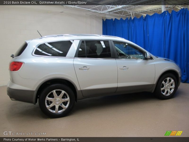 Quicksilver Metallic / Ebony/Ebony 2010 Buick Enclave CXL