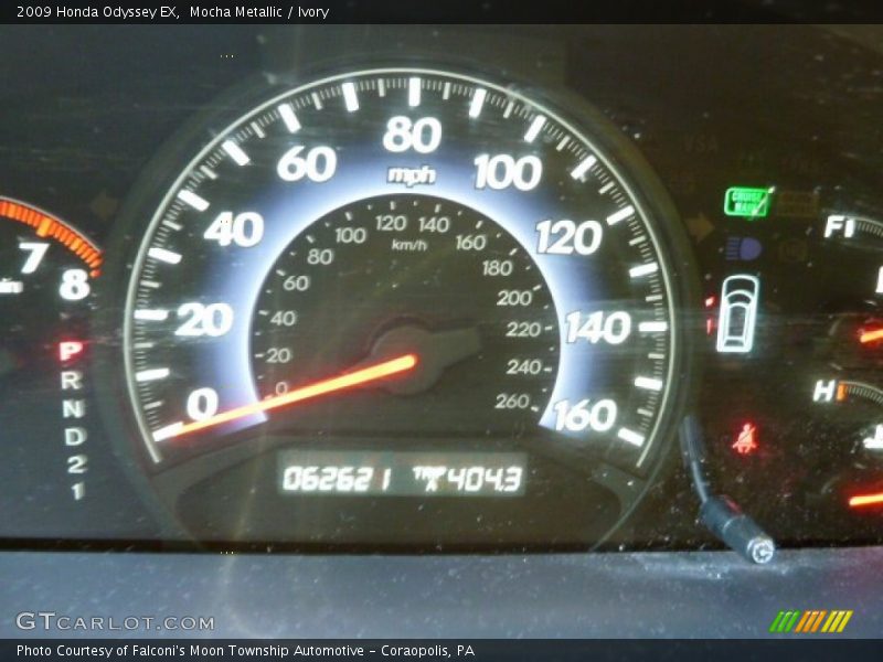 Mocha Metallic / Ivory 2009 Honda Odyssey EX