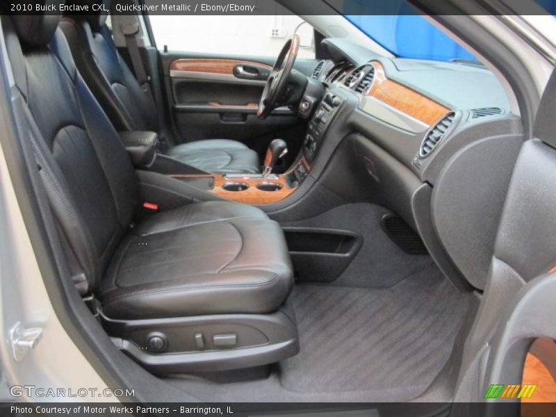 Quicksilver Metallic / Ebony/Ebony 2010 Buick Enclave CXL