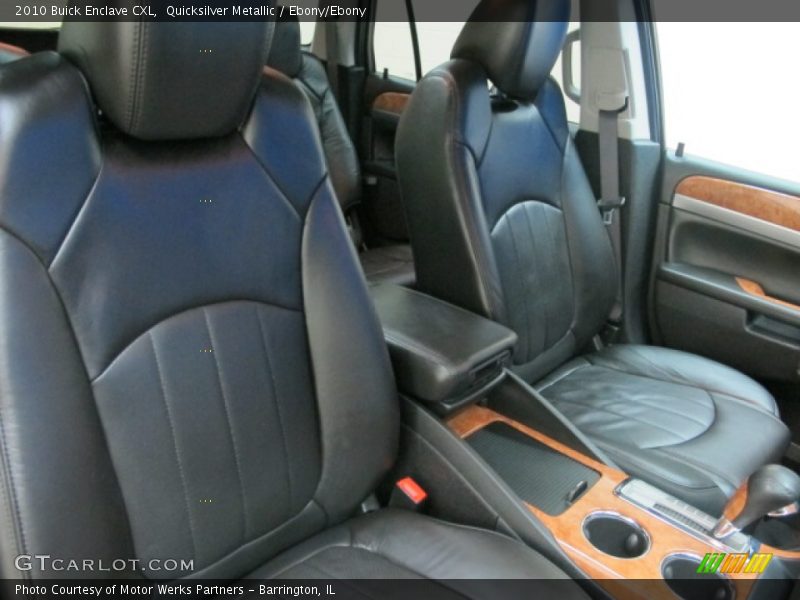 Quicksilver Metallic / Ebony/Ebony 2010 Buick Enclave CXL